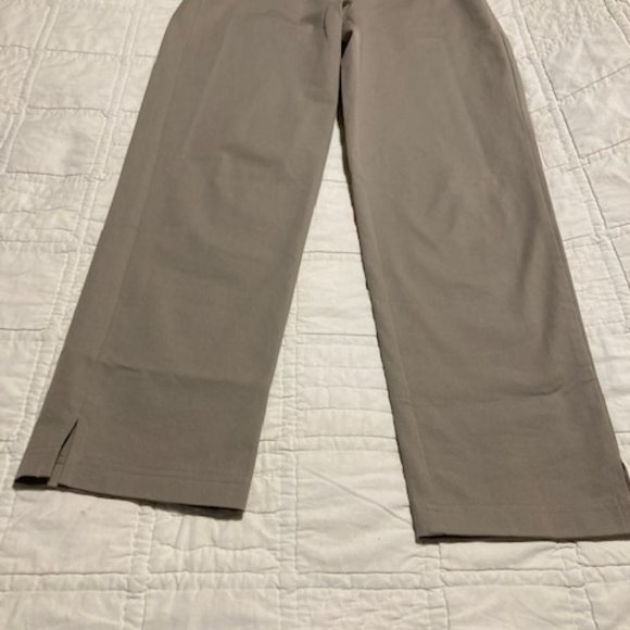 EILEEN FISHER | Organic Cotton Blend Cropped Ankle Pants - Picture 1 of 2